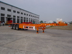 银宝14米33吨集装箱运输半挂车(SYB9390TJZ)