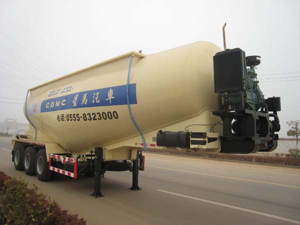 星马10.8米14吨粉粒物料运输半挂车(AH9281GFL)