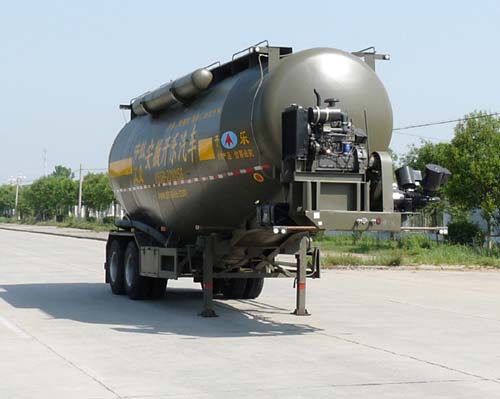 开乐9.9米26.1吨粉粒物料运输半挂车(AKL9350GFL)