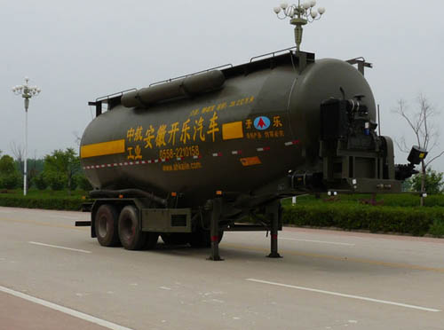 开乐10.4米25.5吨粉粒物料运输半挂车(AKL9351GFL)