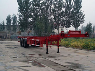 鲁驰15米34吨集装箱运输半挂车(LC9400TJZG)