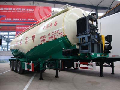 中集11.2米30.5吨粉粒物料运输半挂车(ZJV9401GFLDY)