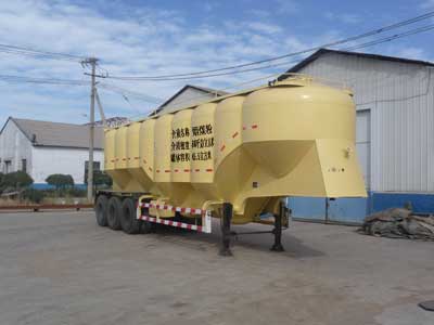 万通11.3米27.3吨粉粒物料运输半挂车(YCZ9371GFL)