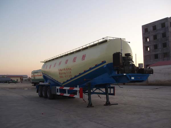 梁兴12.6米27吨粉粒物料运输半挂车(LX9401GFL)