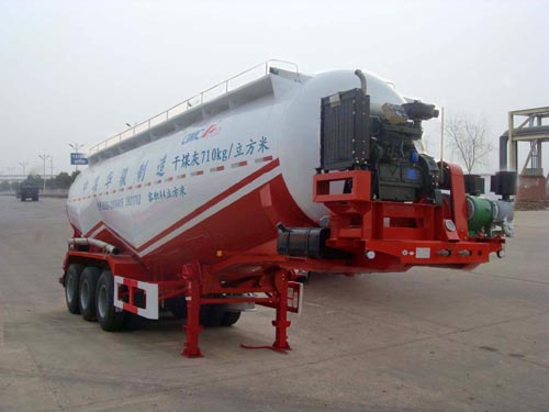 中集11米31吨粉粒物料运输半挂车(ZJV9401GFLHJA)