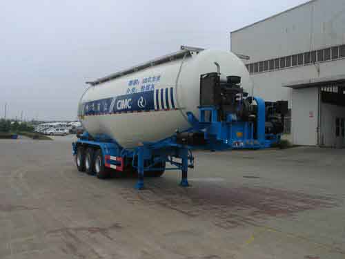 中集11.5米29吨粉粒物料运输半挂车(ZJV9407GFLRJ)