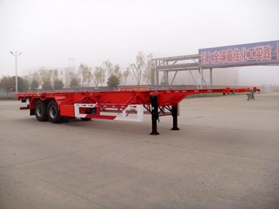 华骏12.4米30.5吨集装箱运输半挂车(ZCZ9350TJZHJB)