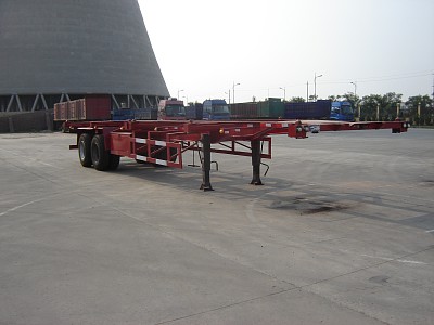 冀骏12.4米30.5吨集装箱运输半挂车(HJT9350TJZ)