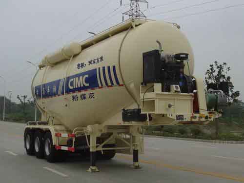 中集10.3米31.8吨粉粒物料运输半挂车(ZJV9401GFLRJA)