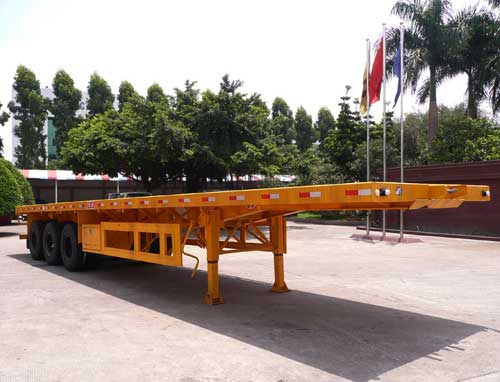 明威13米32吨平板运输半挂车(NHG9402TPB)
