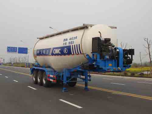 中集9.9米31.7吨中密度粉粒物料运输半挂车(ZJV9404GFLRJA)