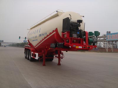 华骏10.9米31.4吨中密度粉粒物料运输半挂车(ZCZ9407GFLHJB)