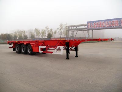 华骏12.4米34.3吨集装箱运输半挂车(ZCZ9404TJZHJB)