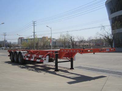青特12.5米34吨集装箱运输半挂车(QDT9402TJZG)