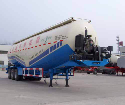 陆锋11.2米30.6吨中密度粉粒物料运输半挂车(LST9401GFLZ)