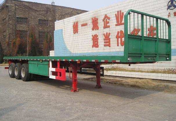 永旋12.4米33吨平板运输半挂车(HYG9401TPB)