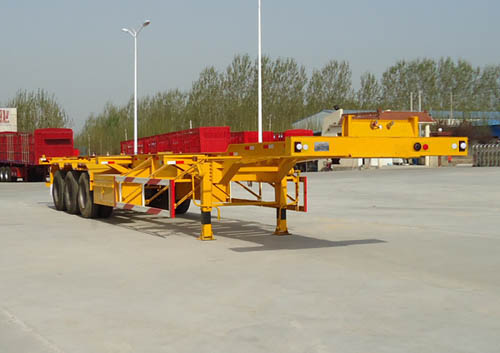 沃德利14米33.8吨集装箱运输半挂车(WDL9401TJZ)