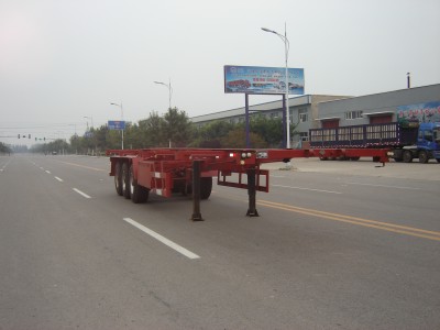冀骏12.4米34.5吨集装箱运输半挂车(HJT9401TJZ)