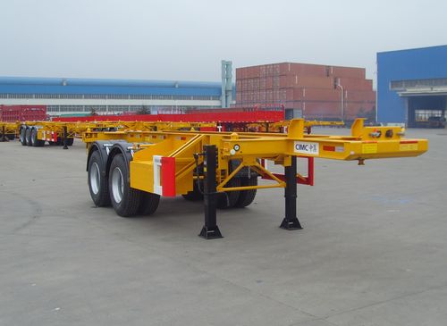 中集7.2米31.8吨集装箱运输半挂车(ZJV9351TJZQD)