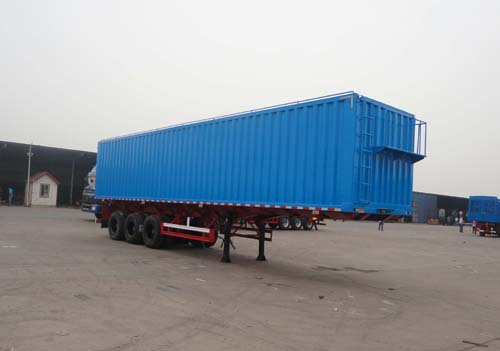 昌骅12.4米32吨散装粮食运输半挂车(HCH9400ZLS)