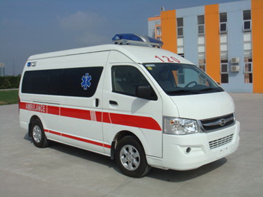 海格牌KLQ5030XJHQ救护车