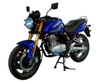 QM150-3H 轻骑前双盘后盘式两轮摩托车图片