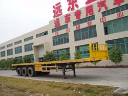 远东汽车13米24.6吨平板式半挂车(YDA9321TP)