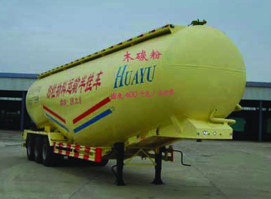 华宇达13米26.5吨粉粒物料运输半挂车(LHY9406GFL)