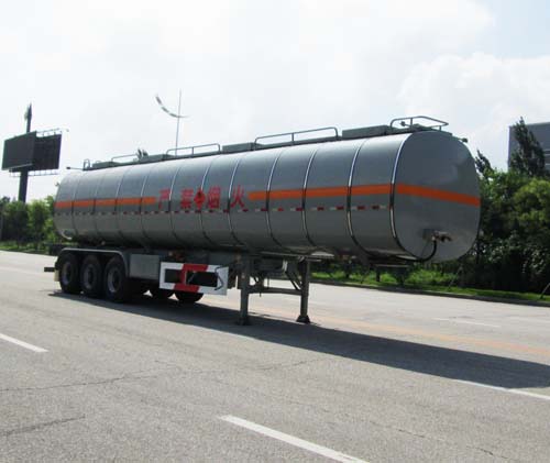 中集13米29.5吨易燃液体罐式运输半挂车(ZJV9400GRYYK51)