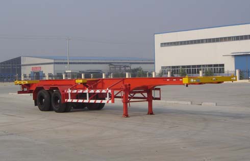 梁山东岳12.5米30.5吨集装箱运输半挂车(CSQ9350TJZG)