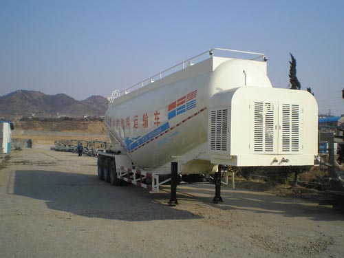 青专13米28.6吨粉粒物料运输半挂车(QDZ9400GFL)