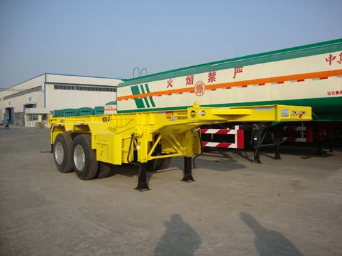 中集7米30.5吨集装箱运输半挂车(ZJV9340TJZDY)
