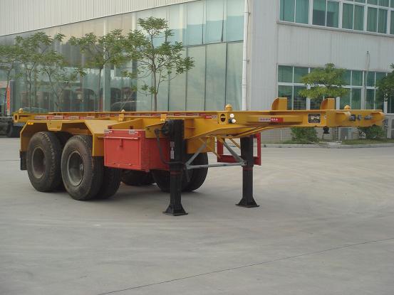 新华旭7.6米30.5吨集装箱运输半挂车(XHX9351TJZ)