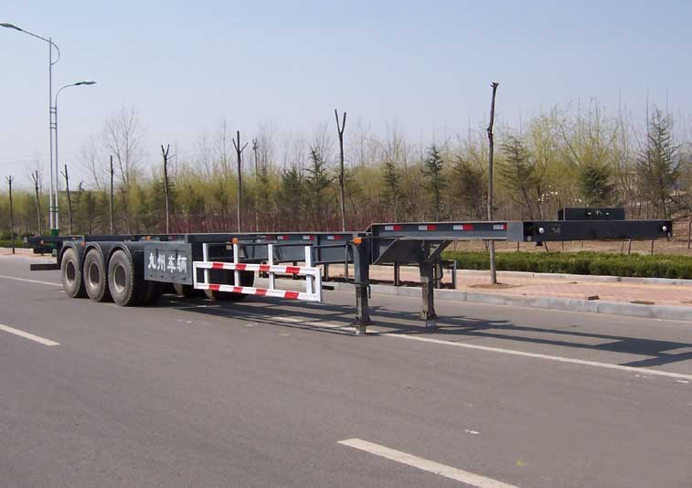 通广九州14.9米34.2吨集装箱运输半挂车(MJZ9400TJZG)