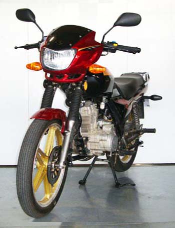 LZX125-55 力之星前盘式后鼓式两轮摩托车图片