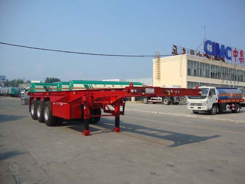 梁山东岳10.1米34.5吨集装箱运输半挂车(CSQ9403TJZ)