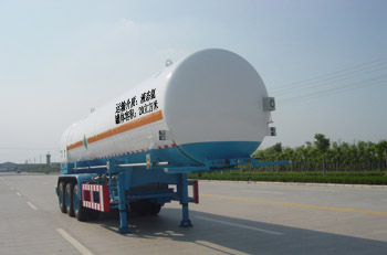 中汽10.5米26.5吨低温液体运输半挂车(ZQZ9381GDY)
