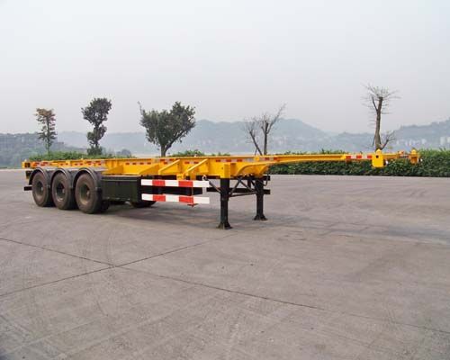 望江12.3米33.8吨集装箱运输半挂车(WJ9402TJZ)