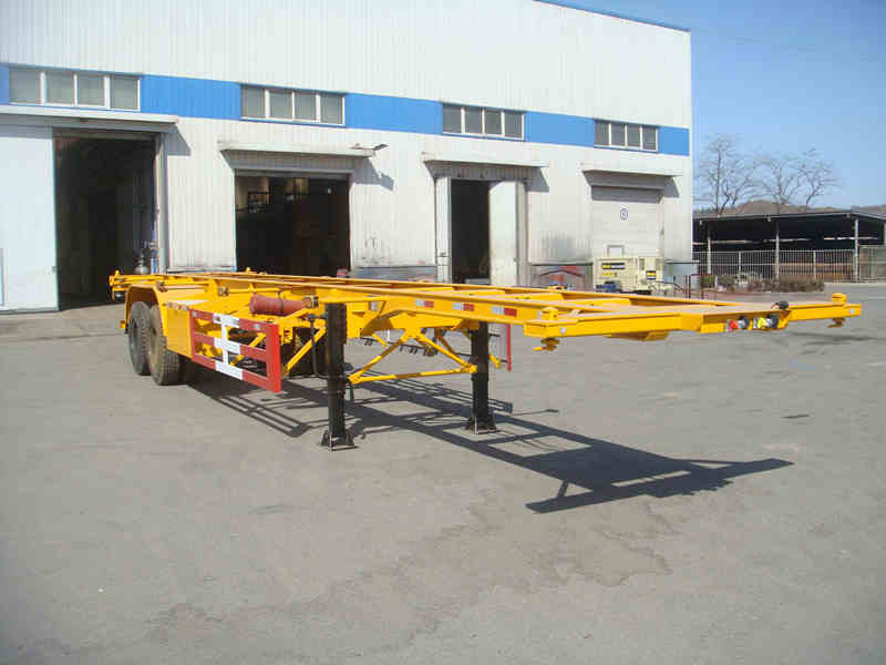 黄海12.4米30.5吨集装箱运输半挂车(DD9352TJZ)