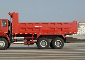 ZJV3257HJZH36 中集339马力后双桥,后八轮柴油5.6米国三自卸汽车图片