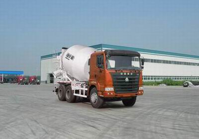 豪运牌ZZ5255GJBM4345C2混凝土搅拌运输车图片