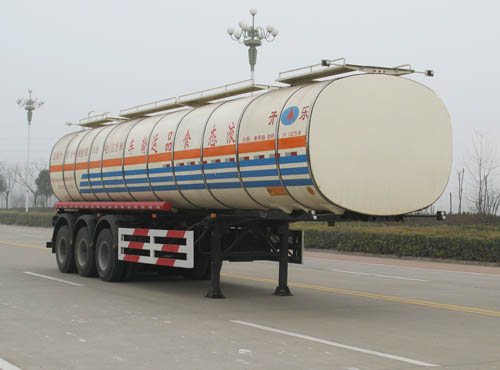 开乐11.7米29吨液态食品运输半挂车(AKL9400GYS)