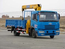 铁运牌MQ5161JSQ随车起重运输车