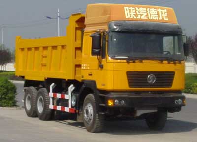 SX3255NR464 陕汽340马力后双桥,后八轮柴油7.7米国三自卸汽车图片