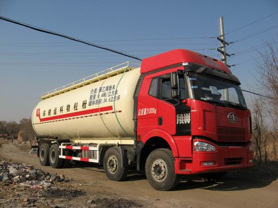 醒狮牌SLS5318GFLC粉粒物料运输车