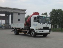 华菱之星牌HN5161Z18E6M3JSQ随车起重运输车
