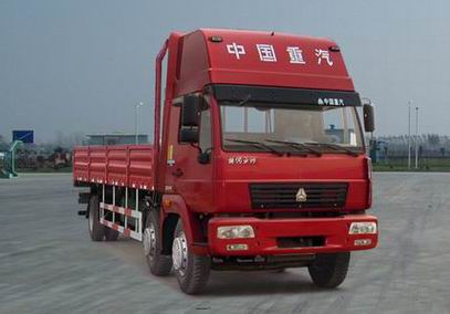 ZZ1254G60C5C1H 黄河220马力前四后四(小三轴)柴油9.6米国三载货汽车图片