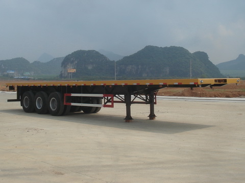 福狮13米32吨平板运输半挂车(LFS9400TPB)