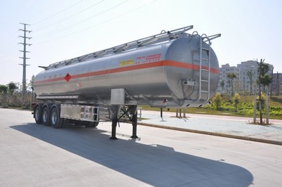 港粤12.6米33.1吨易燃液体罐式运输半挂车(HSD9400GRY)