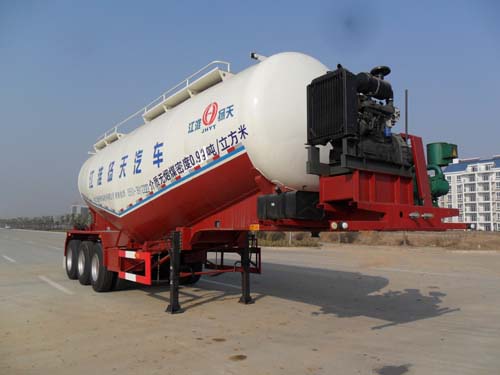 江淮扬天9.4米33吨中密度粉粒物料运输半挂车(CXQ9400GFLG)